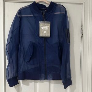 BLK DNM Navy Bomber Jacket